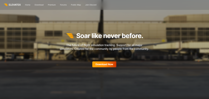 ELEVATEX website homepage