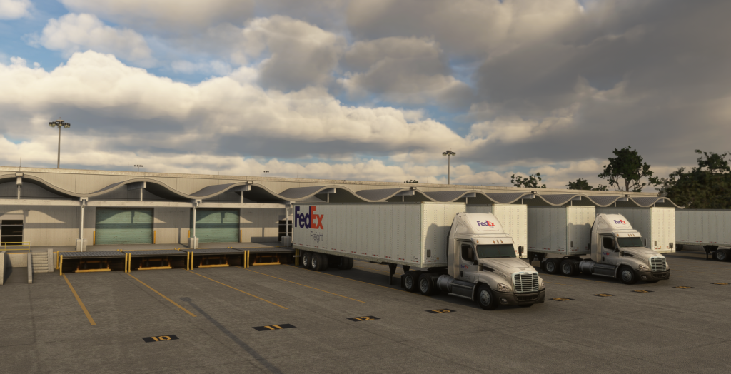Verticalsim KPBI Cargo facility - Loading dock