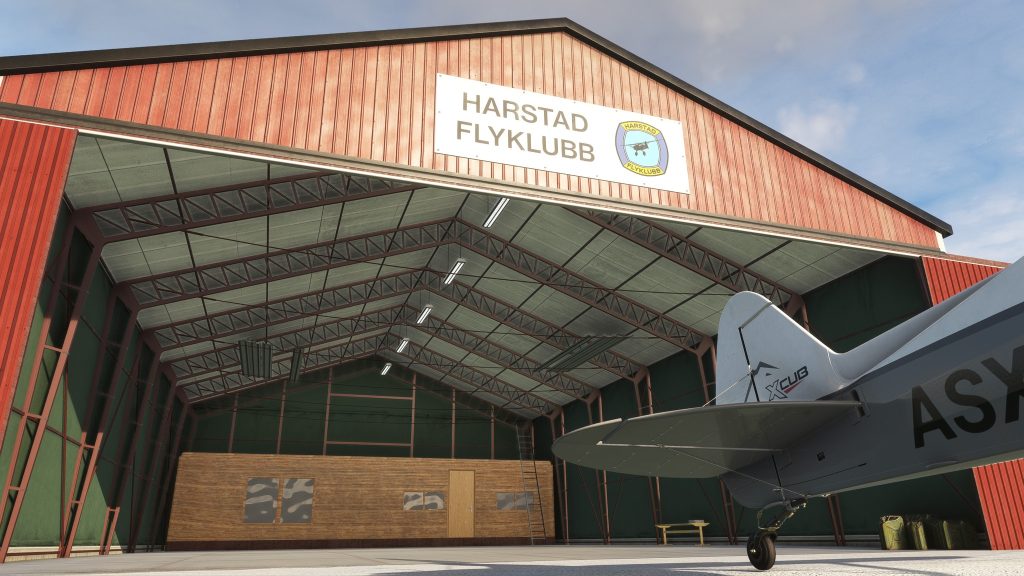 MM Simulations Narvik (ENAV) for MSFS Hangar Front