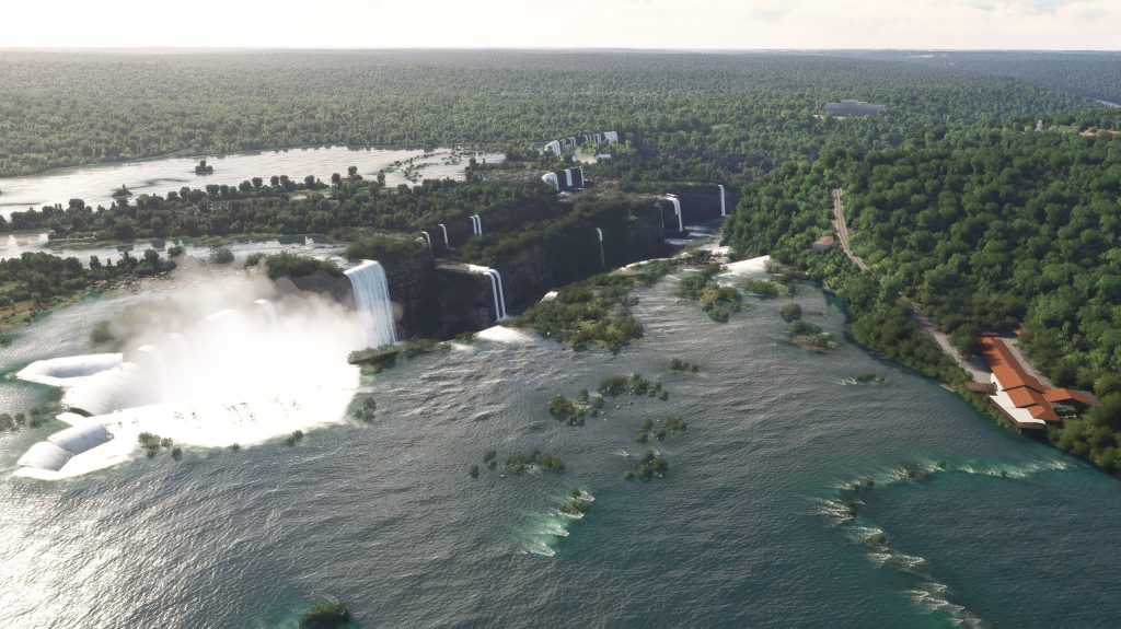FSoares Iguazu Falls aerial perspective showing new effects.