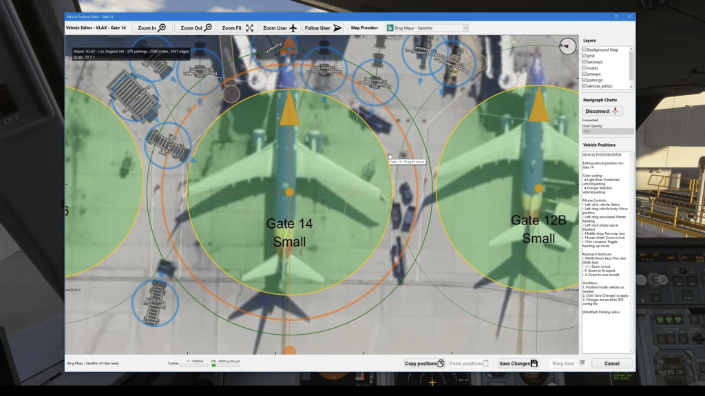 FSDreamTeam's GSX new moving map editor system
