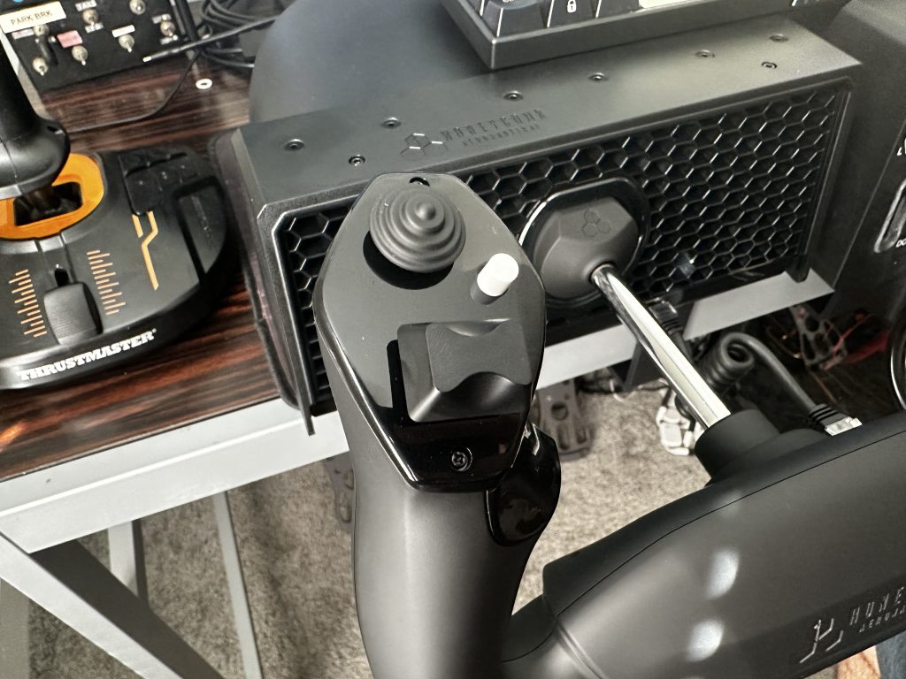 Image showing the buttons on the left handle of the Alpha Lite