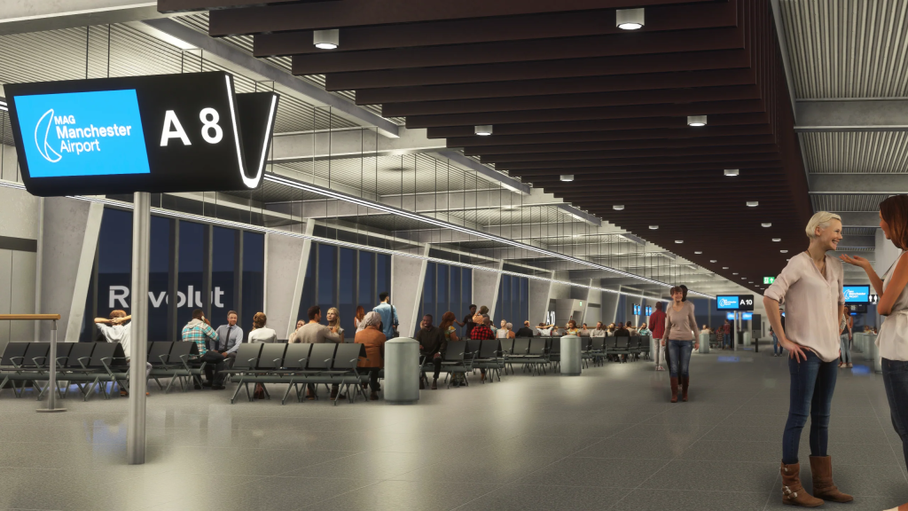 The interior of T2 has been painstakingly modelled by iniBuilds.