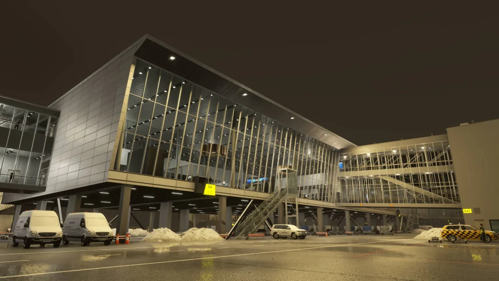 MK Studios Helsinki v2 EFHK MSFS 2024 Terminal at night