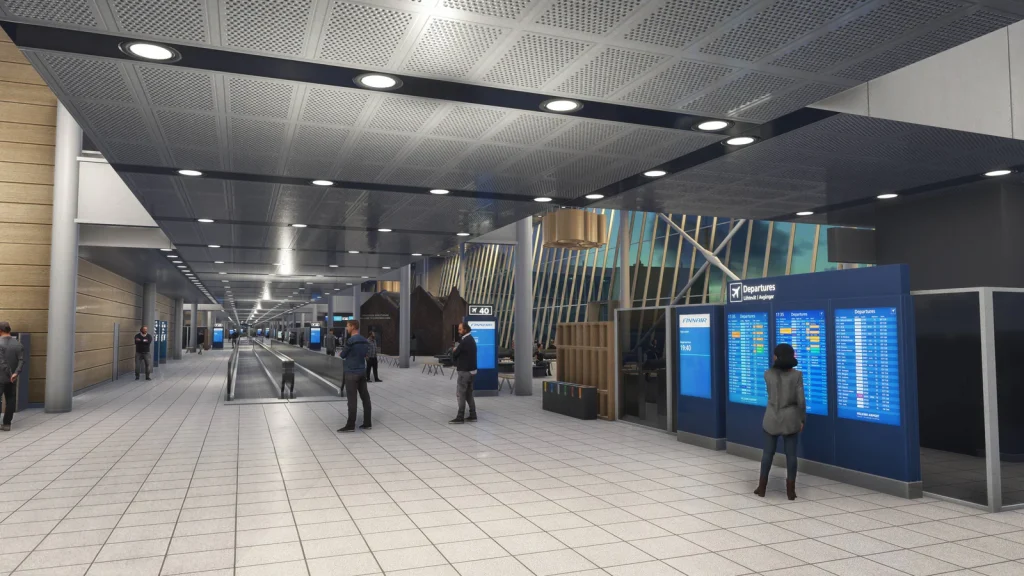 MK Studios Helsinki v2 EFHK MSFS 2024 Terminal interior