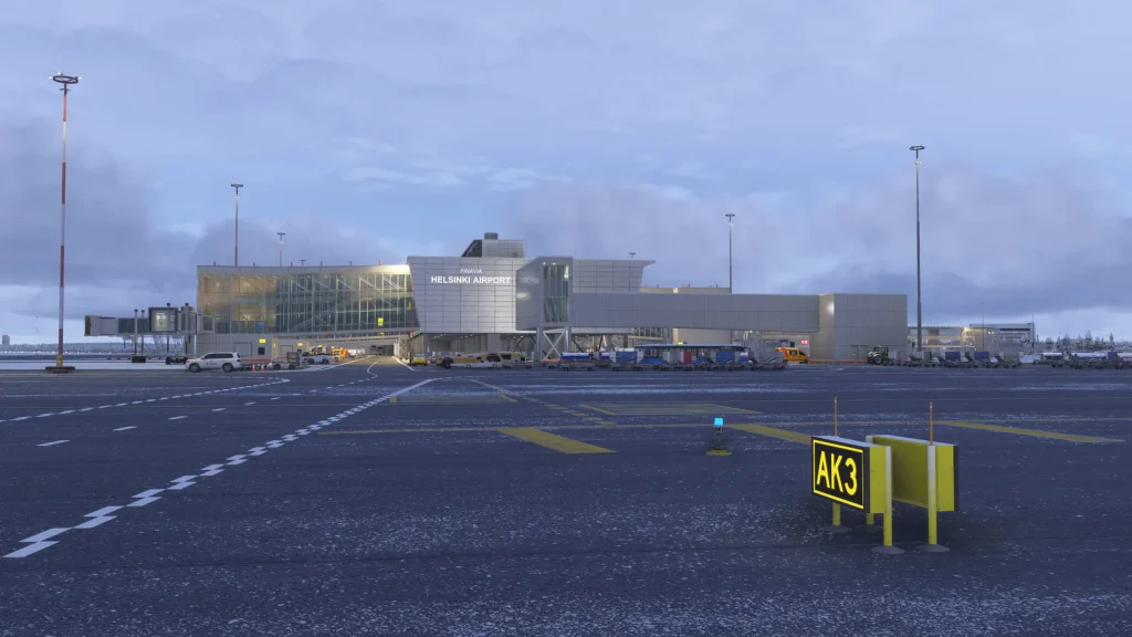 MK Studios Helsinki v2 EFHK MSFS 2024 Terminal overlook