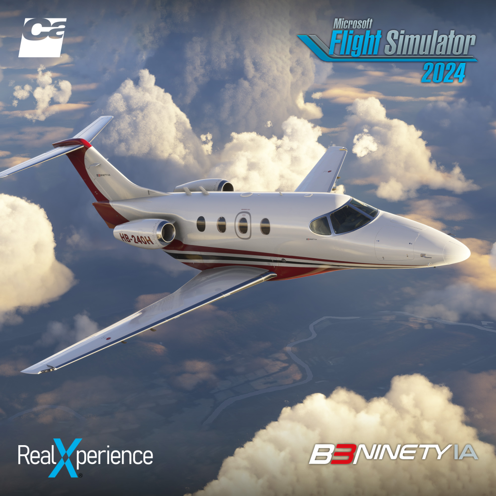 Carenado B390 1A exterior shot