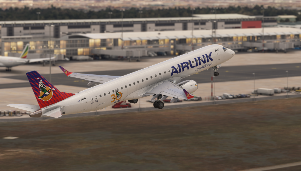 FSS E-Jets for MSFS 2024 Custom FMS  Airlink Departure