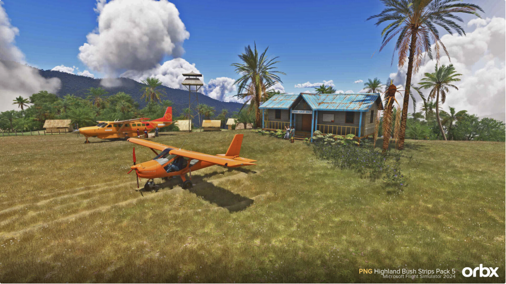 In simview of ORBX's PNG Bush airstrips pack 5 for MSFS 2024