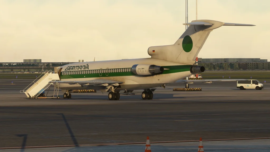 Insim view of FSS' upcoming Boeing 727-100 for MSFS