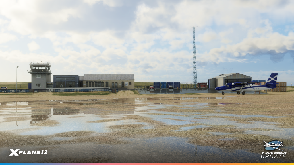 Updated scenery depiction of Barra Airport