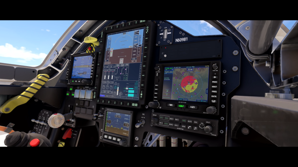 XB-1 cockpit in MSFS 2024