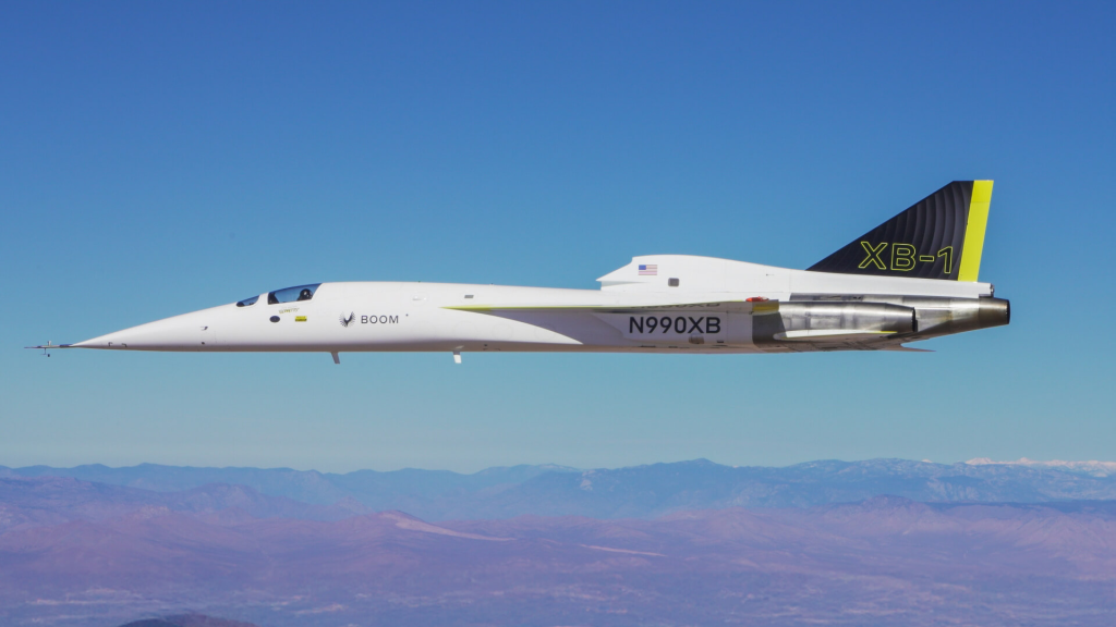 Boom Supersonic XB-1 flying