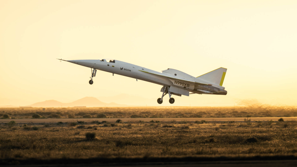 Boom Supersonic XB-1 takeoff