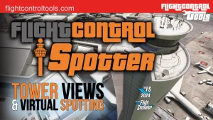 Flight control spotter for MSFS