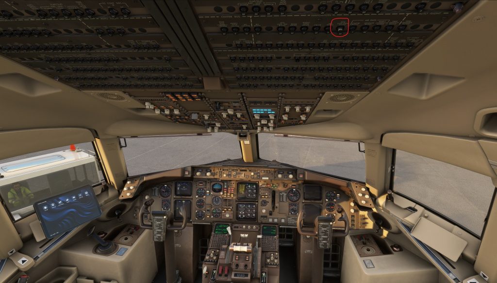 BlueBird Simulations 757 cockpit preview