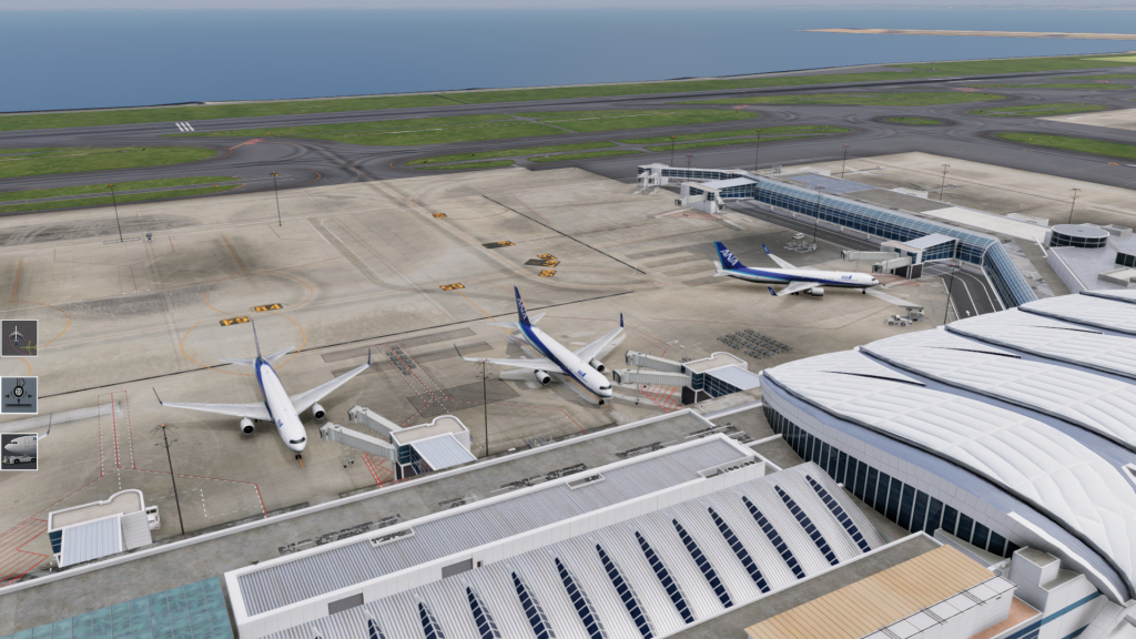 Aerial view of Terminal 2 facing east
