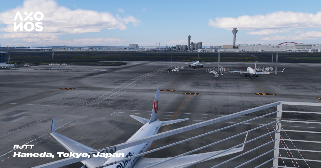 View across the airport from Terminal 3 facing east