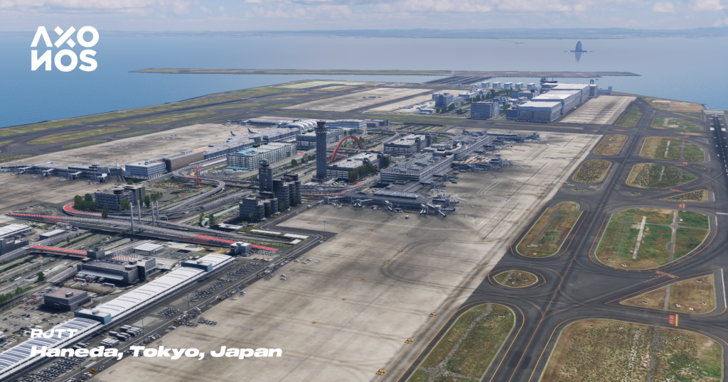 Aerial view of RJTT looking south
