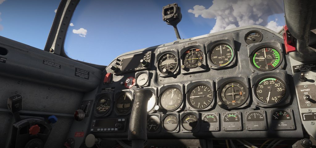 T‑34 cockpit view