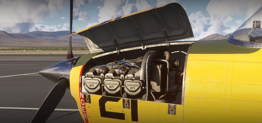 Engine bay view of the T‑34