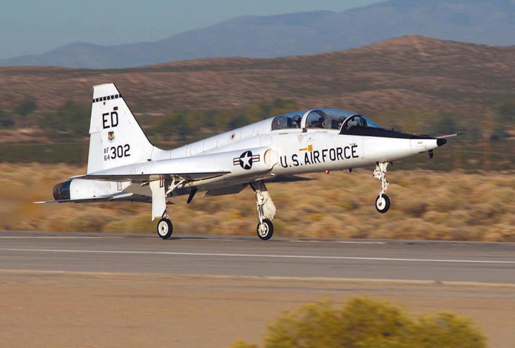 T-38 Talon in the USAF on the runway