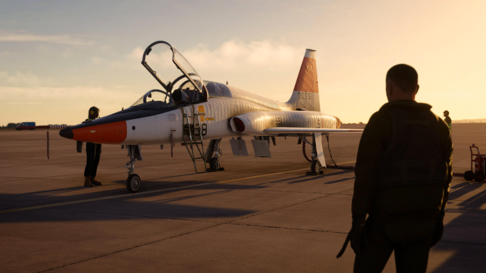 T-38A Talon on the ground