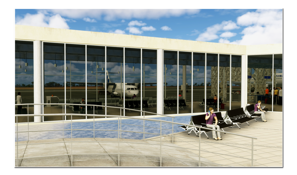 FSDG Cabo Verde Sal (GVAC) MSFS Terminal Interior