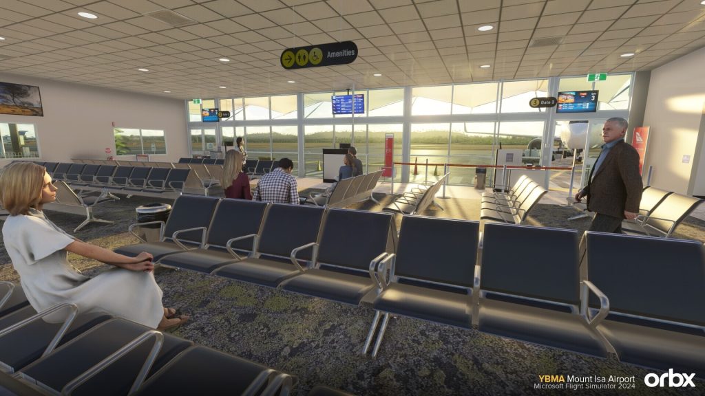 Orbx Mount Isa YBMA MSFS 2024 Terminal Interior