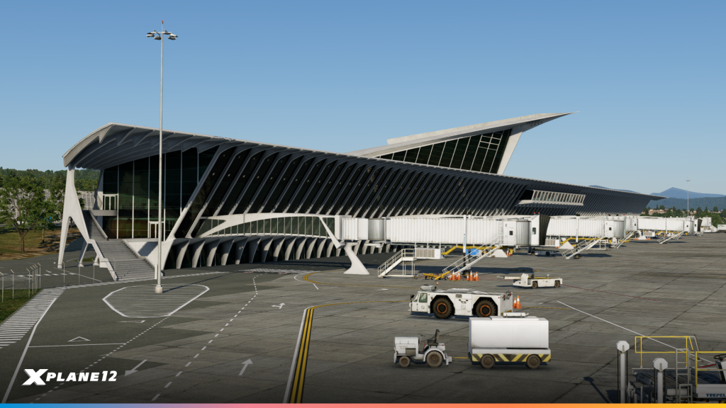 LEBB Airport Terminal View from the Apron