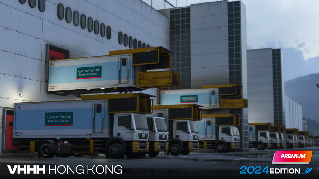 iniBuilds Hong Kong Airport MSFS 2024 Cathay Catering