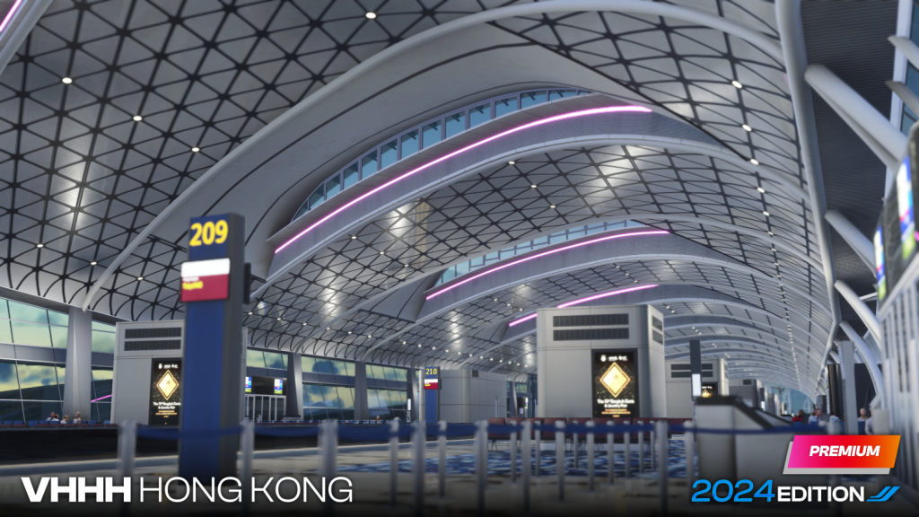 iniBuilds Hong Kong Airport MSFS 2024 Terminal Interior