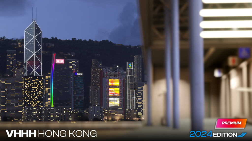 iniBuilds Hong Kong Airport MSFS 2024 City Skyline