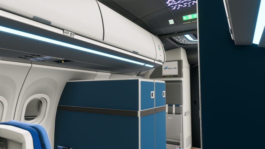 FSLabs A321 NEO PW Pratt & Whitney Engine Option Update Cabin Interior 1