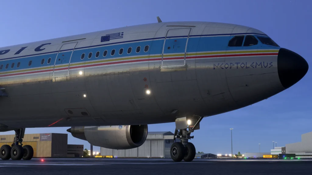 Just Flight Airbus A300B4 MSFS Exterior Lights