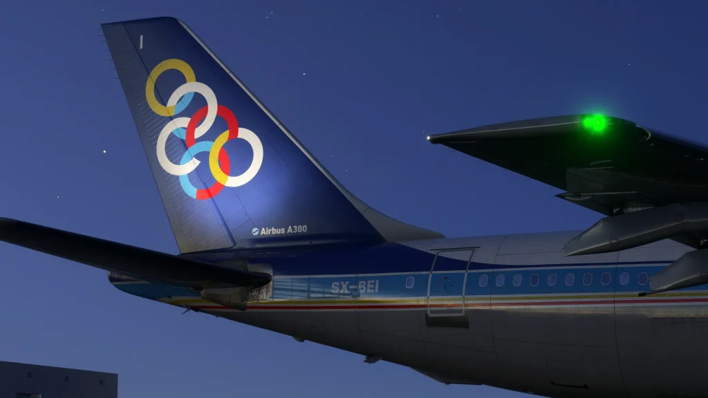 Just Flight Airbus A300B4 MSFS Tail Light