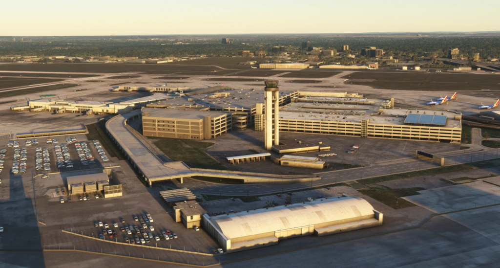 iniBuilds San Antonio International Airport KSAT scenery update v1.1.0 for Microsoft Flight Simulator