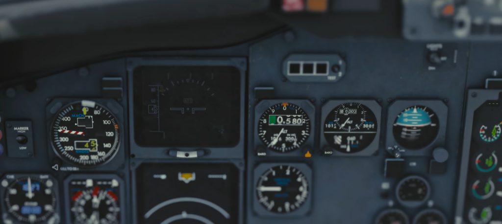 CSS 737-500 update 1.9.0 cockpit instruments with analog displays in MSFS 2020 and 2024