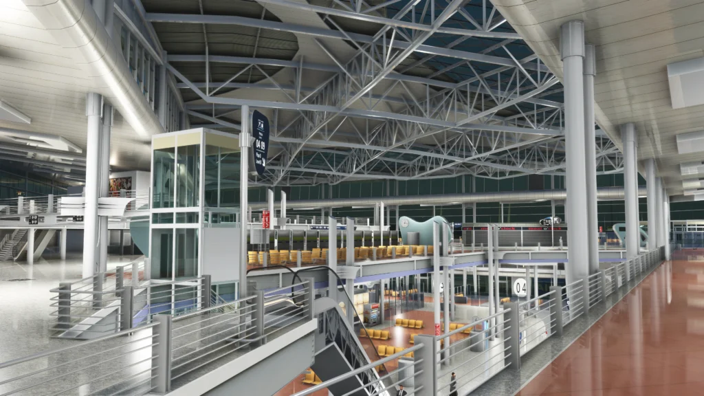 TaiModels Porto LPPR MSFS Terminal Interior