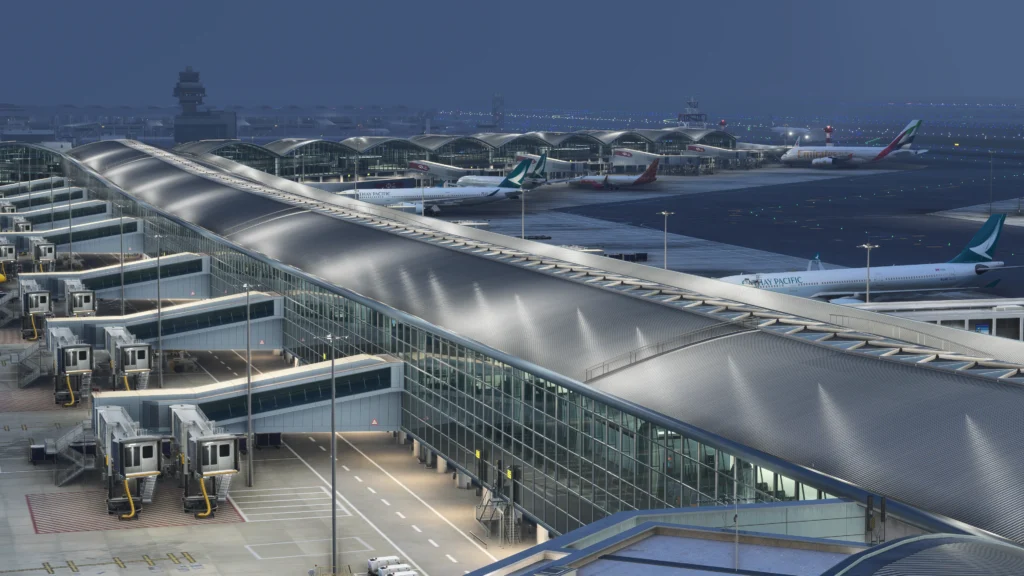 iniBuilds Hong Kong VHHH MSFS 2024 at dusk