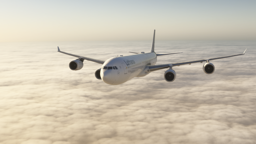 Aerosoft/ToLiss A340-600 MSFS 2024 front view