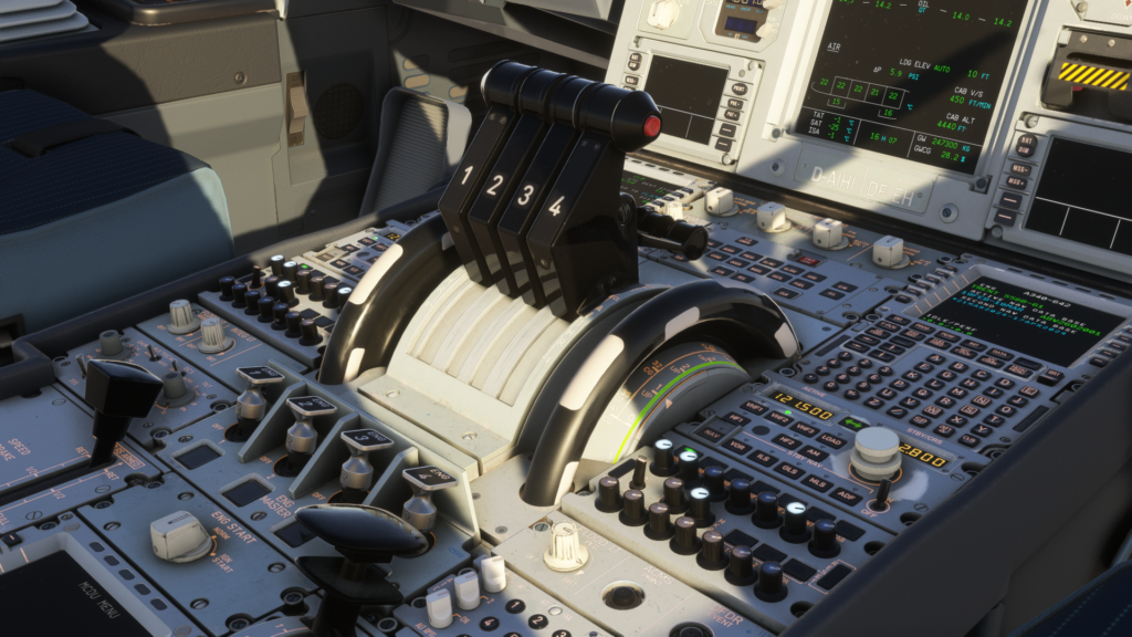 Aerosoft/ToLiss A340-600 MSFS 2024 centre padestal