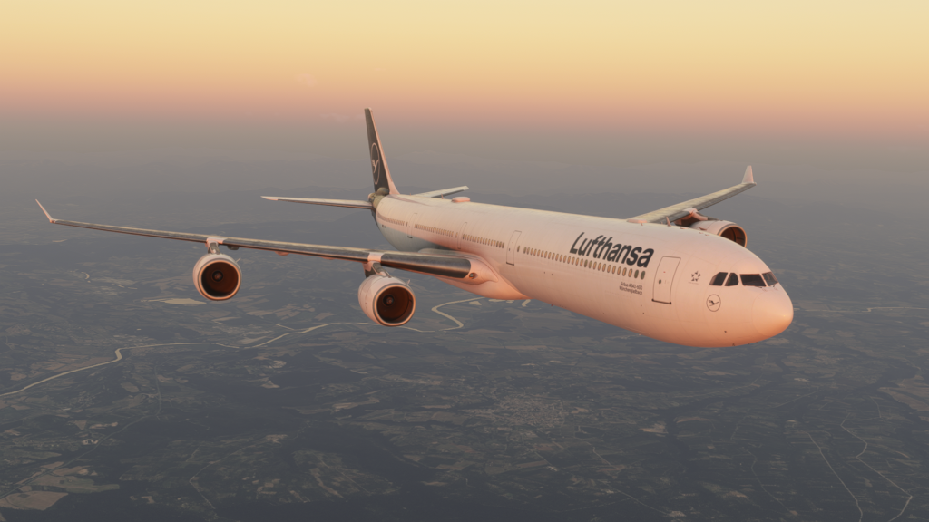 Aerosoft/ToLiss A340-600 MSFS 2024 cruising
