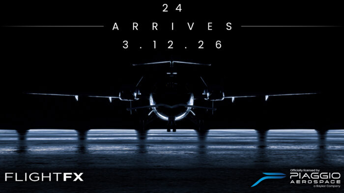 FlightFX Piaggio P.180 Avanti II for Microsoft Flight Simulator 2024 releasing March 12 2026
