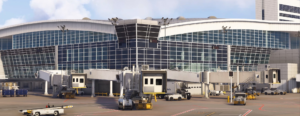 KDFW airport terminal MSFS 2024 iniBuilds highly detailed terminal and gate area
