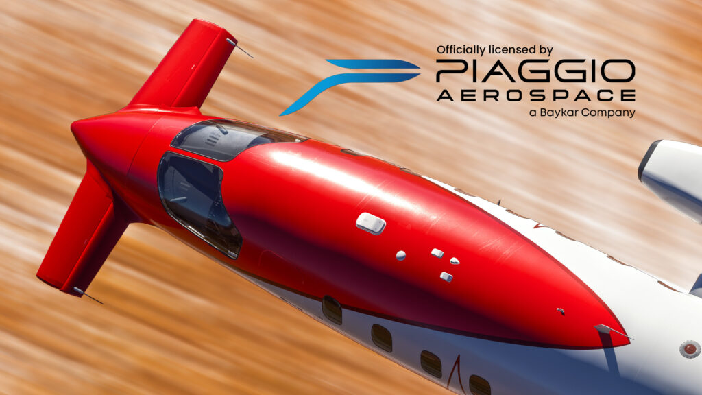 FlightFX Piaggio P.180 Avanti II officially licensed by Piaggio Aerospace in MSFS 2024