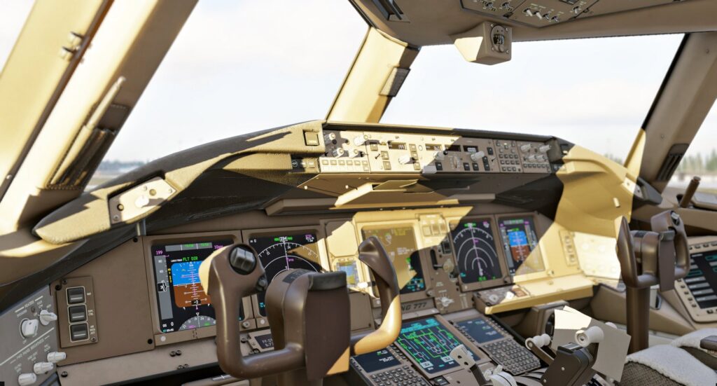 FlightFactor 777-300ER X-Plane 12 Cockpit