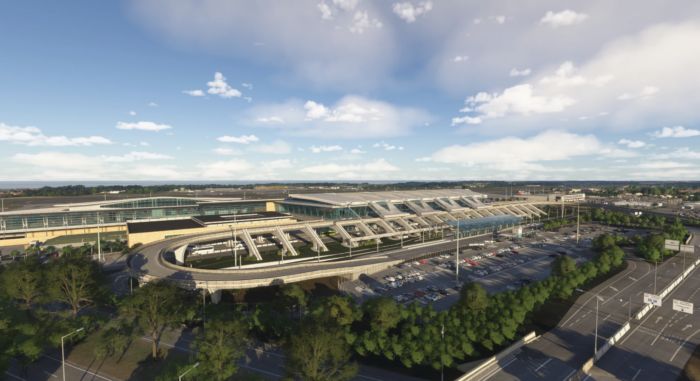 Porto Airport LPPR for MSFS 2024 by MK Studios featuring highly detailed terminal, parking areas and realistic environment