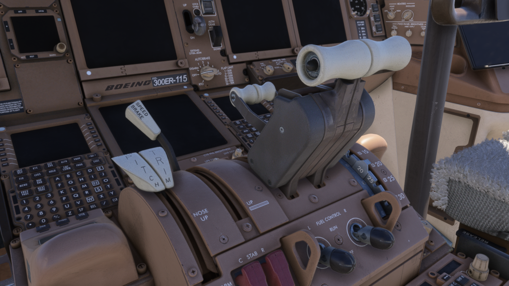 777-300ER Cockpit REV HUES Throttle