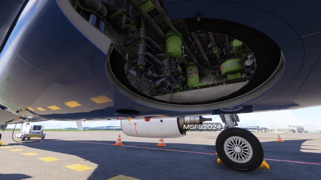 PMDG 737-700 MSFS 2024  Model Overhaul Landing Gear Bay